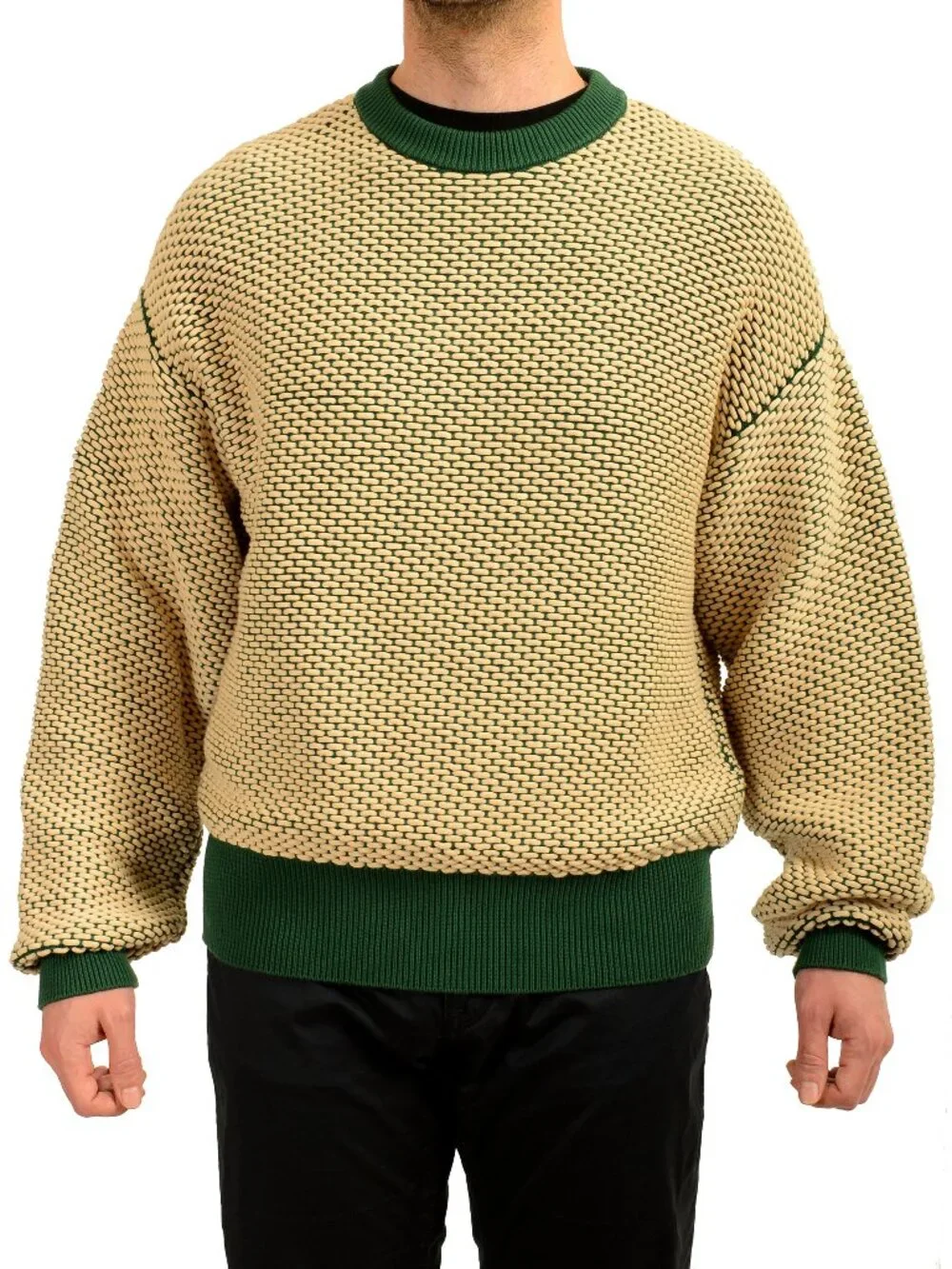 Scuderia Ferrari Men's Heavy Knitted Pullover Sweater US L IT 52